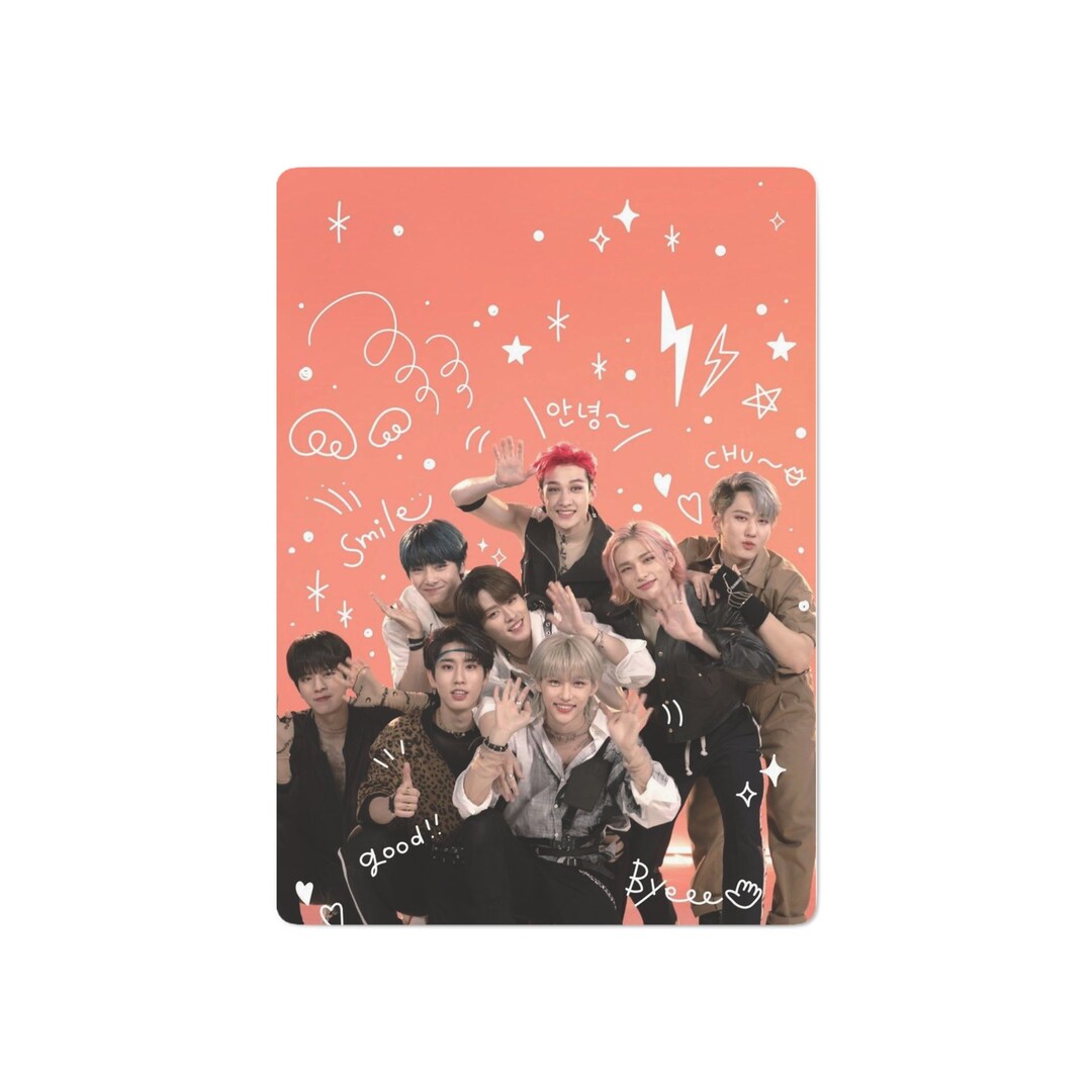 Stray Kids Playing Cards Stray Kids Merch Kpop Merch Kpop Etsy
