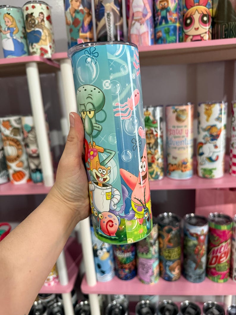 Spongbob Tumbler , 20 Oz, Sublimation,birthday Gifts - Etsy