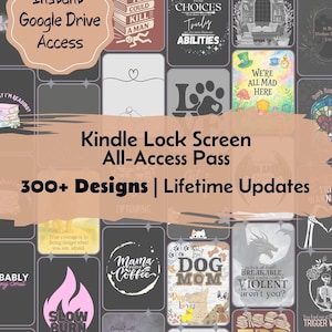 Kindle Lock Screen Designs: 300+ Themes, Monthly Updates