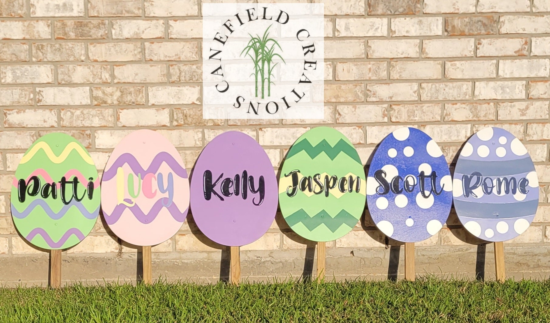 Easter Egg Yard Signs Etsy
