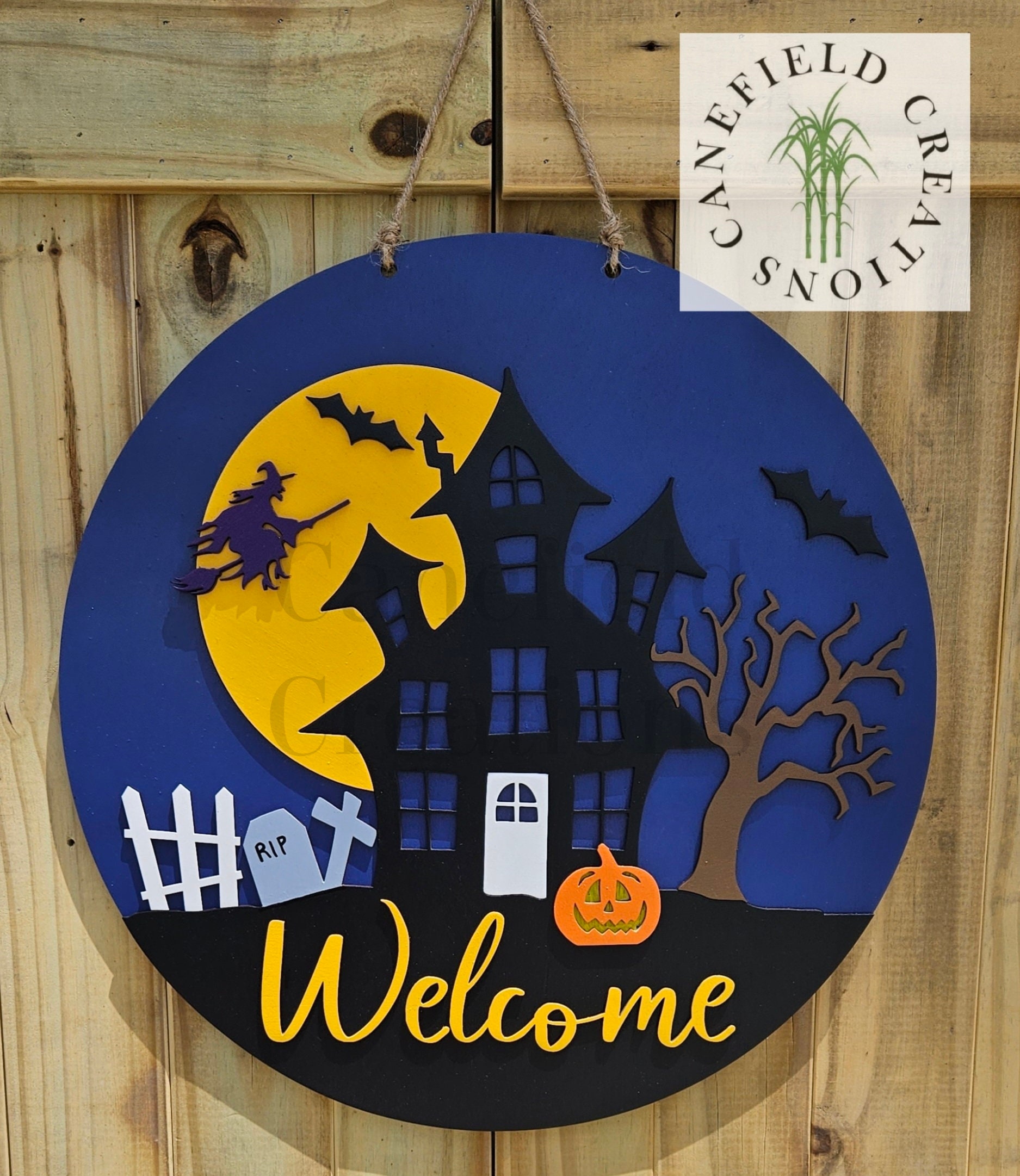 Michelle's Art Box Shotgun House Door Hanger main image 1