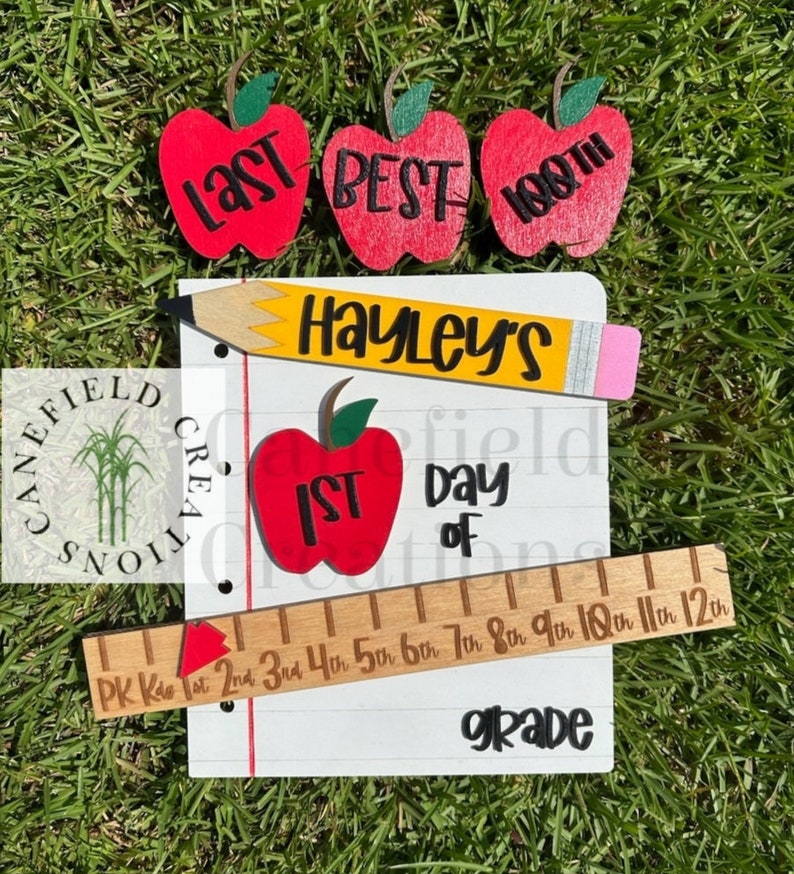 Letrero escolar personalizado para niños Etsy México