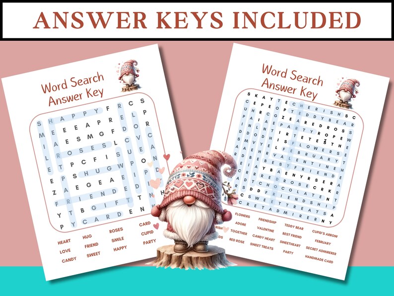 Valentine s Day Word Search Printable Game Card Fun Valentine Classroom Activity For Kids V day