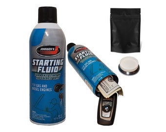 Rain-x Glass Cleaner Diversion Safe Stash Can Screw Lock Smell