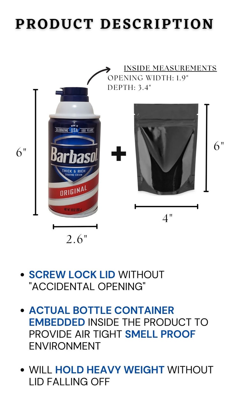 Chow Mein Diversion Safe Stash Can Screw Lock Hidden Compartment For