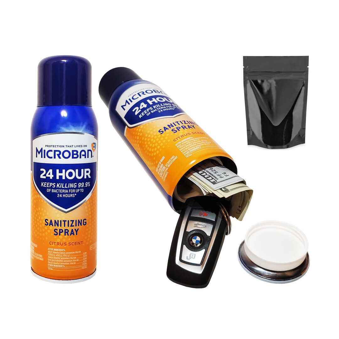 Microban Diversion Safe Stash Screw Lock Smellproof Container 1 Free