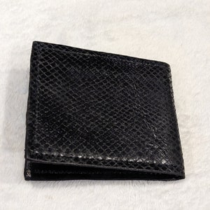 Gefängnis Leder Arbeit - Schwarze Geldbörse - Handgefertigt - Geschenk