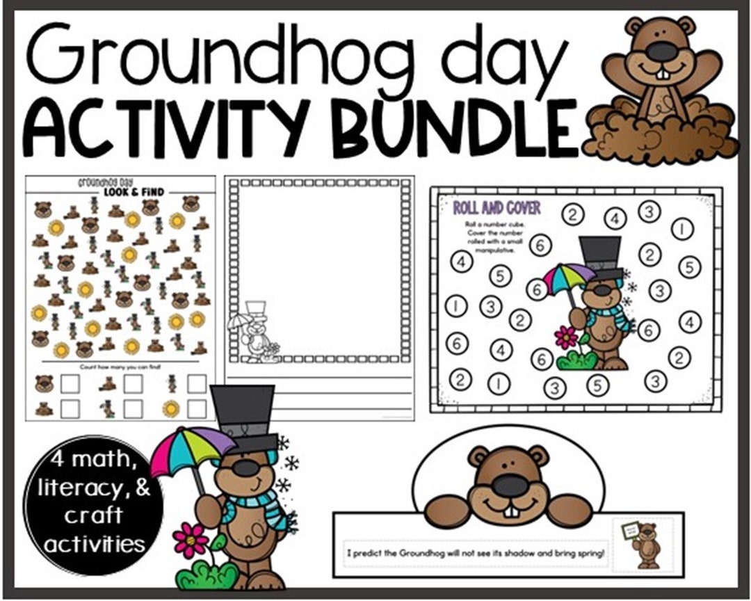 Groundhog Day Activity for Kids Groundhog Day 2023 Crown