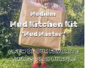 Mud Master - Medium Kitchen Kit for Outdoor Play