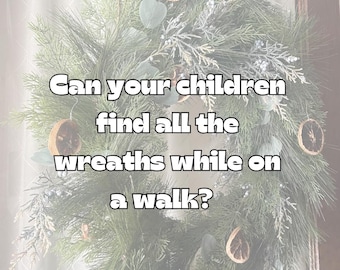 Winter Scavenger Hunt, Family Outdoor Activity (Digital Download PDF for Printing)