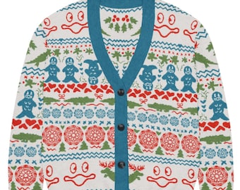 King Gizzard and the Lizard Wizard Knit Sweater with buttons