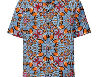 Gumboot Soup King Gizzard and the Lizard Wizard collared button up shirt