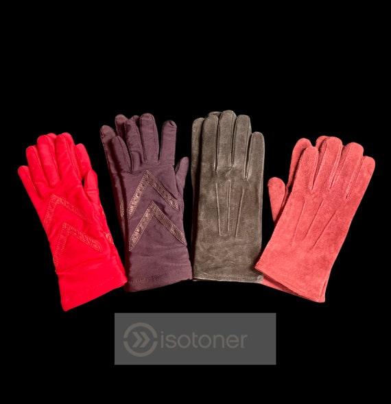 ISOTONER women’s driving gloves, vintage gloves.