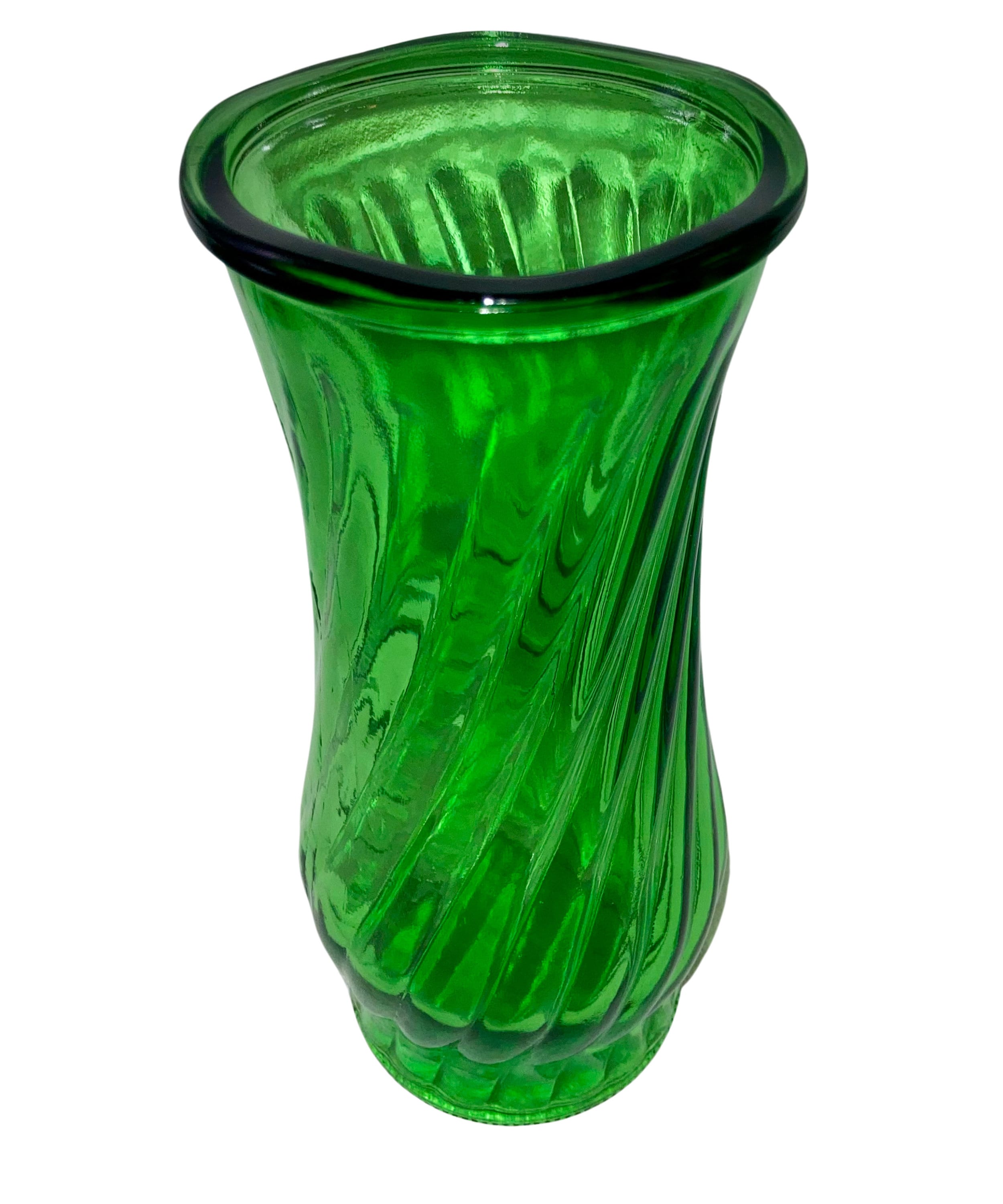 Vintage CFG Emerald Green Textured Glass Decorative Minimalist Vase. - Etsy - Textured Glass Decorative Decorative Decorative Vases