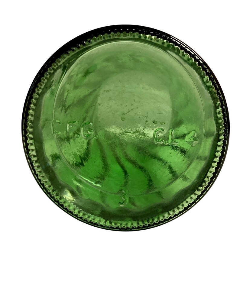Vintage CFG Emerald Green Textured Glass Decorative Minimalist Vase. - Etsy - Textured Glass Decorative Decorative Decorative Vases