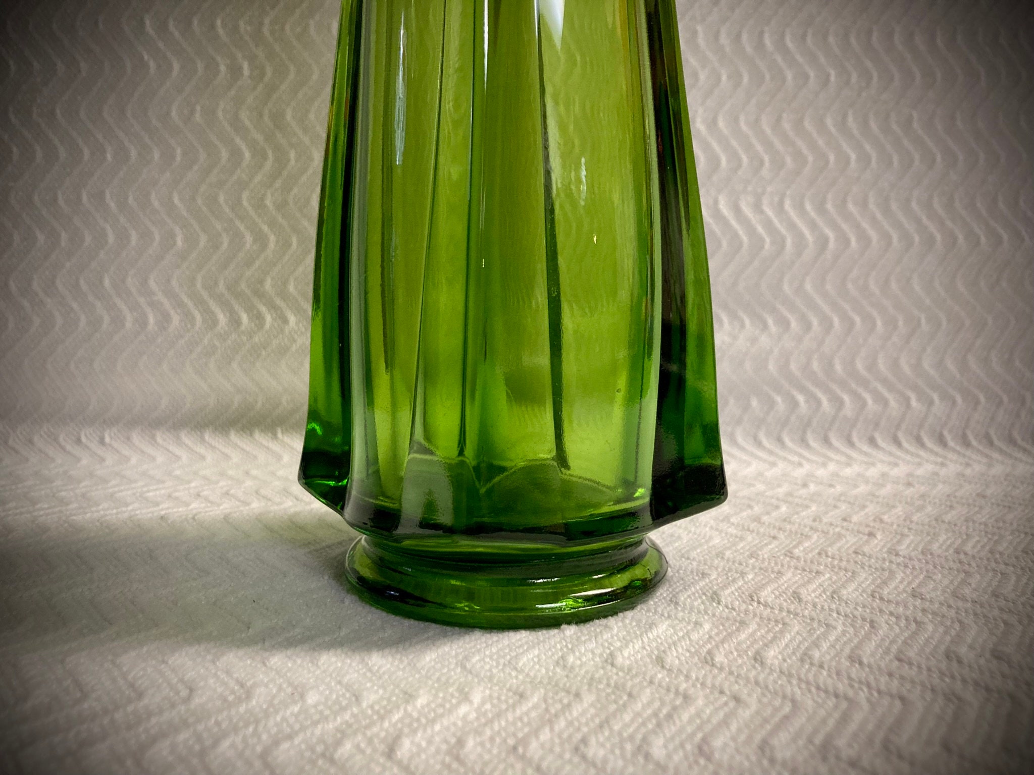 Beautiful Vintage Tall Green Decorative Minimalist Art Vase. Etsy
