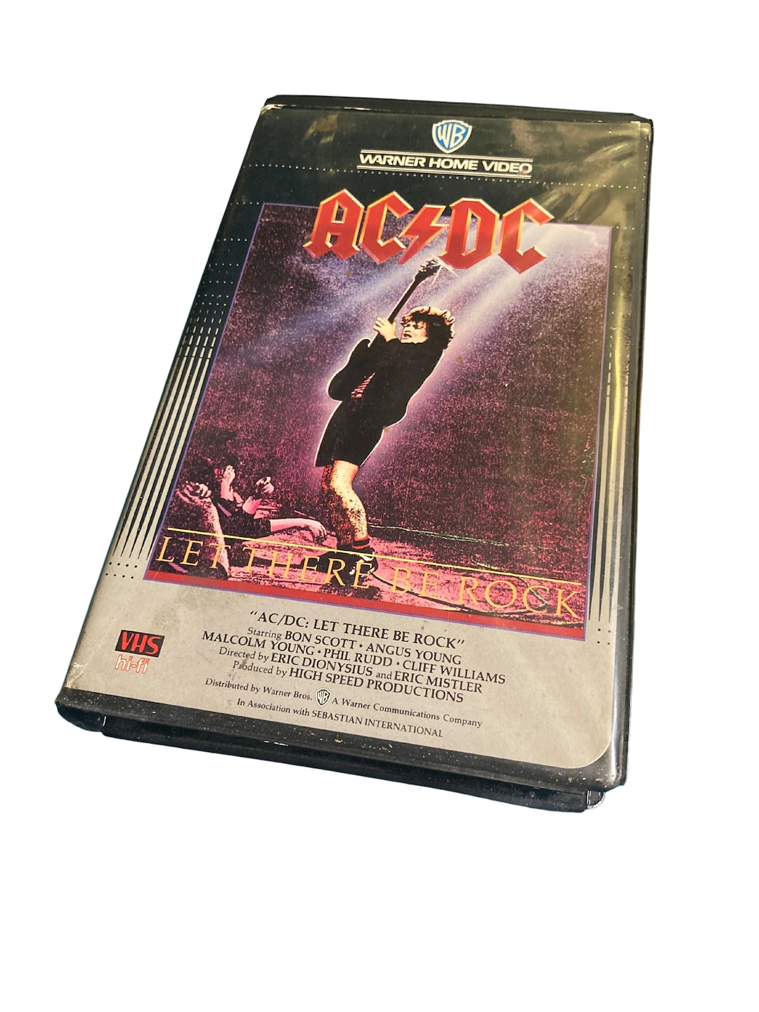 AC/DC Let There Be Rock VHS (1980). Vintage Style Box - Etsy