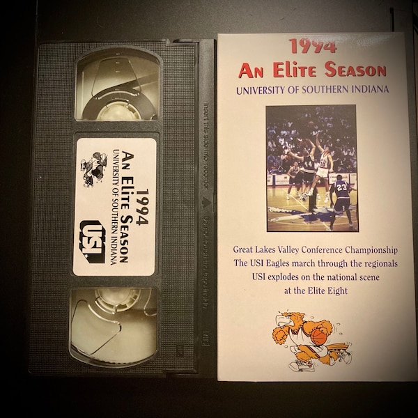 USI (University of Southern Indiana) basketball team - 1994 An Elite Season VHS tape. Bruce Pearl