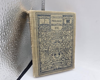 Chaucer&#39;s Prologue Knights Tale Etc. 1908 Macmillan VTG Book