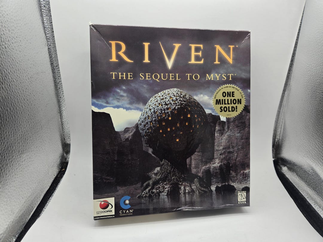 Riven The Sequel To Myst 1997 PC Game Big Box Etsy riven-the-sequel-to-myst-1997-pc-game-big-box-etsy