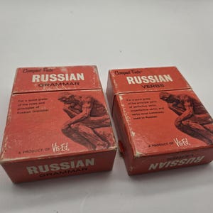 Petites informations sur la grammaire et les verbes russes Cartes mémoire Vis-Ed