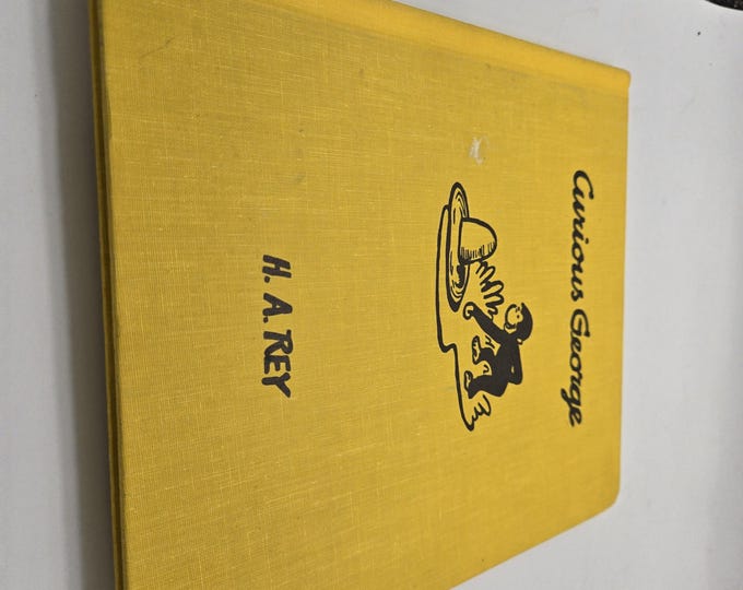 Curious George H.A. Rey HC VTG Book 1969 - Etsy