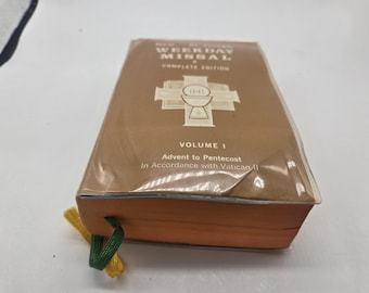 New St. Joseph Weekday Missal Complete Edition Volume I Advent to Pentecost 1975