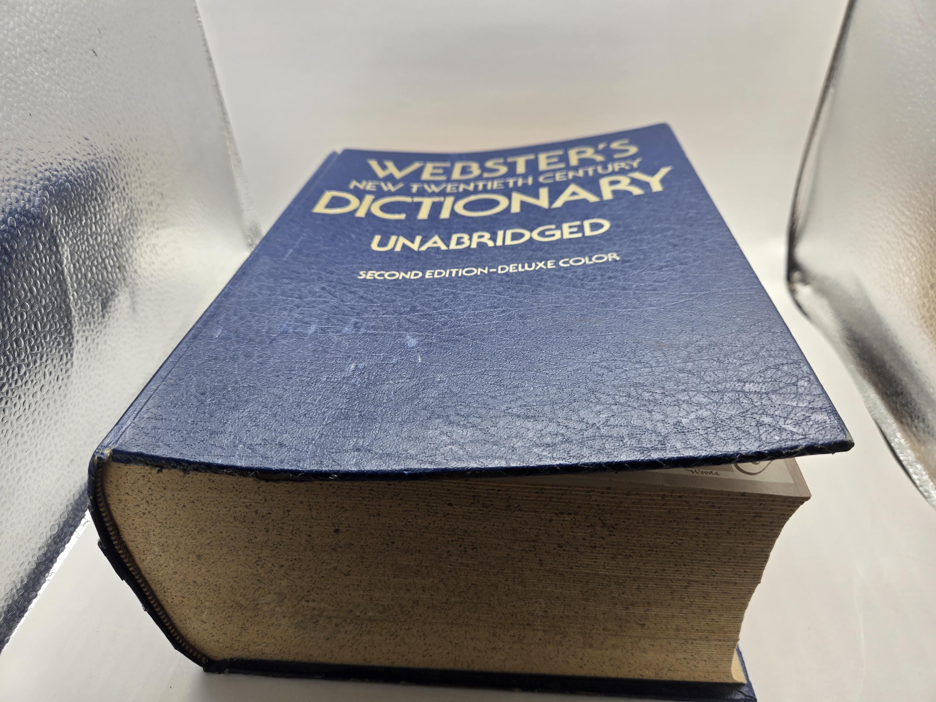 Vintage Webster Dictionary - Etsy