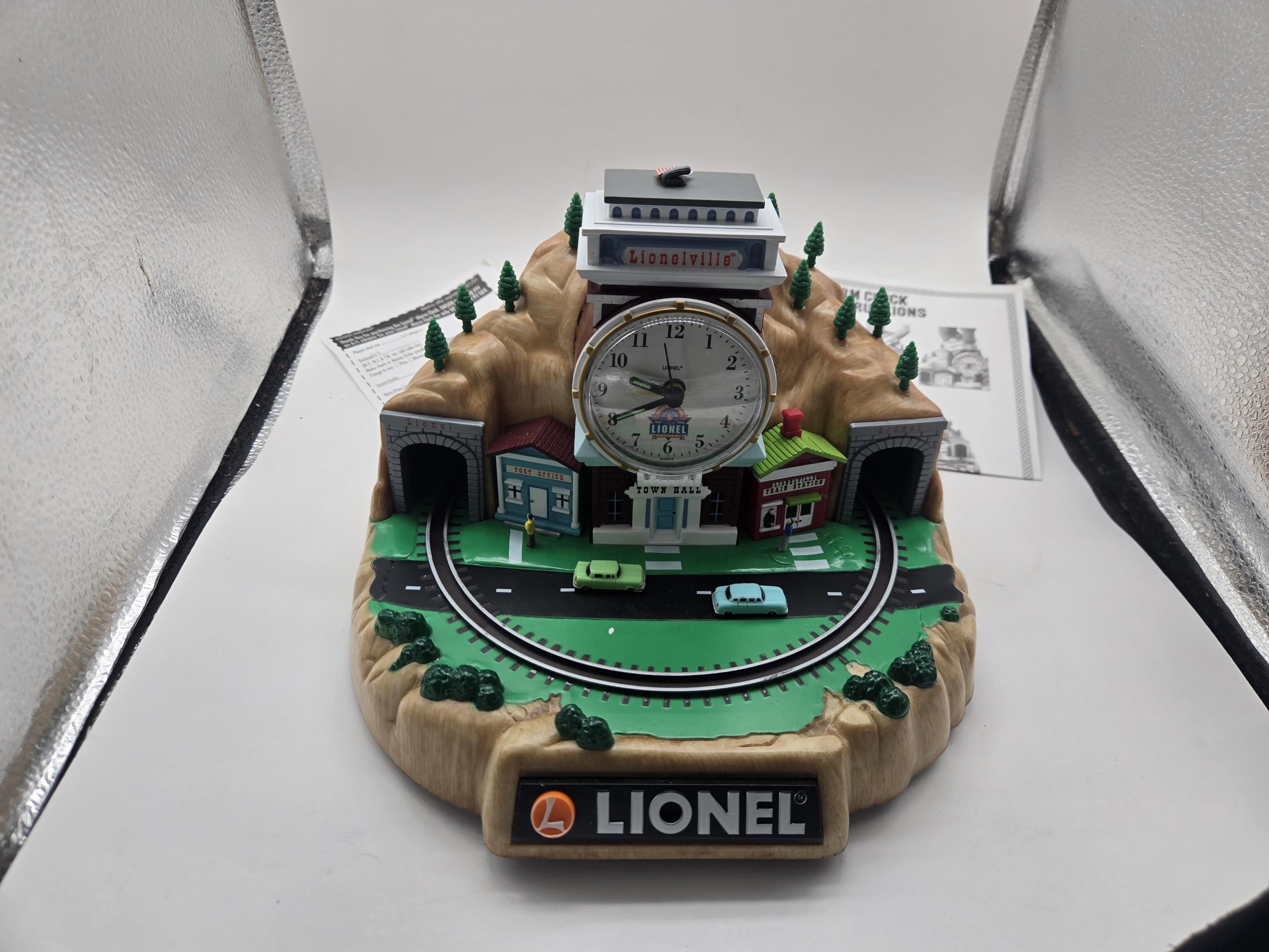 Lionel 100th Anniversary Train Clock 1900-2000 Alarm Clock Limited