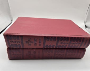 H G Wells, Outline of History, 4 Volumes 1922, Time Machine, War