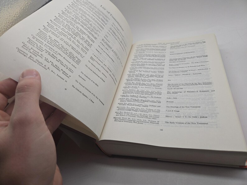 May include: A close-up of a book's index page with a list of authors and their works. The book is open and the pages are white with black text. The book is titled "List of Contributors".