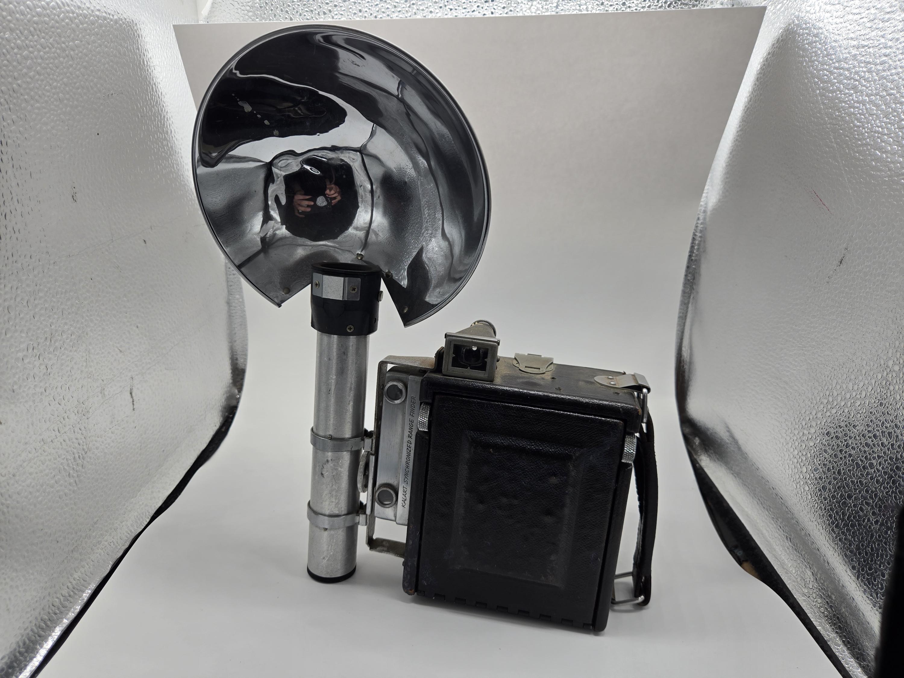 レトロカメラ　KALART製　アメリカ製 Kalart Synchronized Range Finder Graflex Vintage Camera for Parts