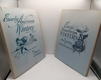 Early American Winters I & II 1604-1870 by David Ludlum HC Books