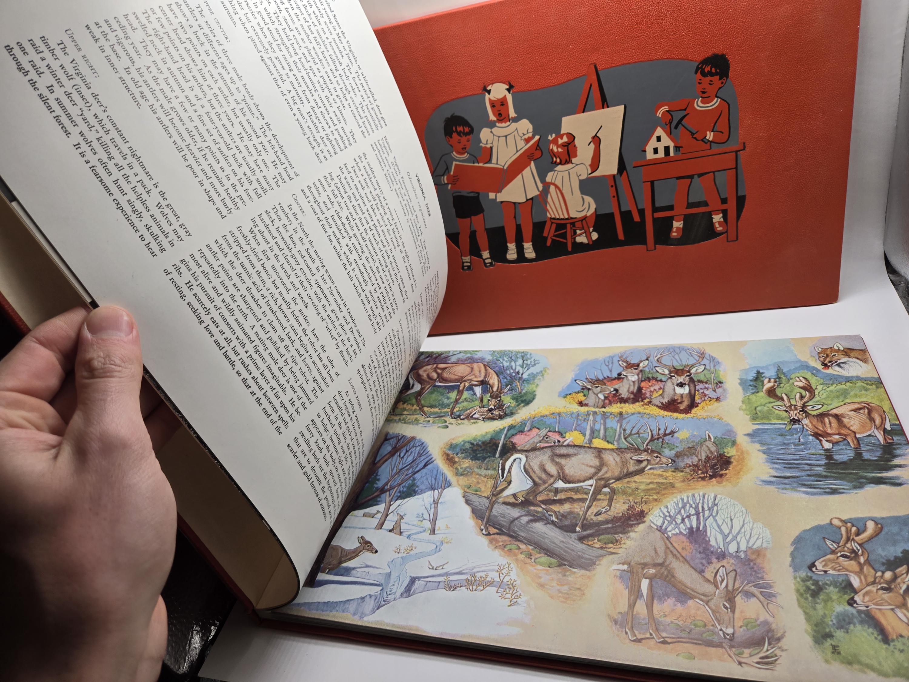 2 Childcraft HC VTG Books Science/industry and Art/music 1949
