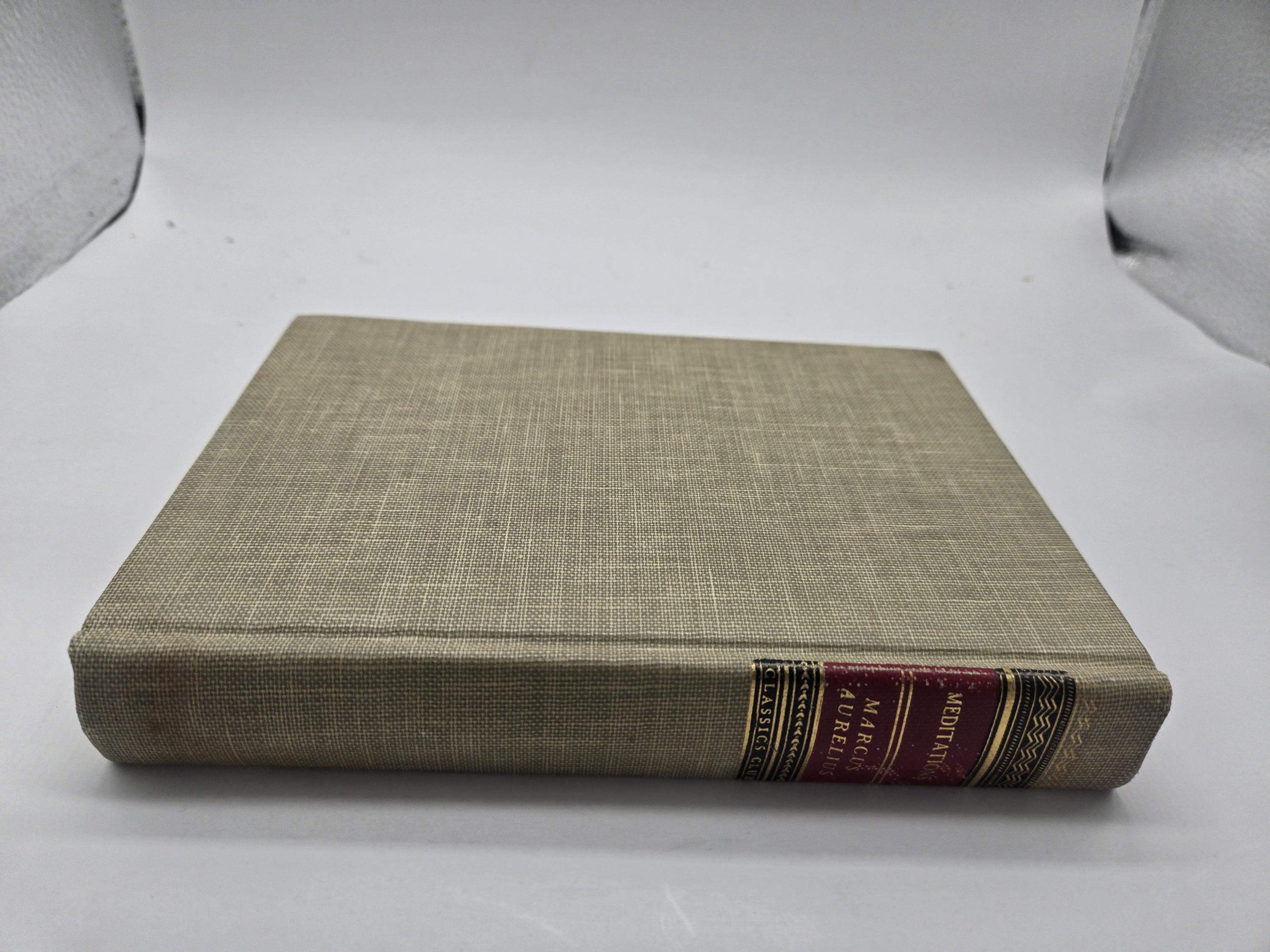 Meditations Marcus Aurelius Classics Club Walter J Black 1945