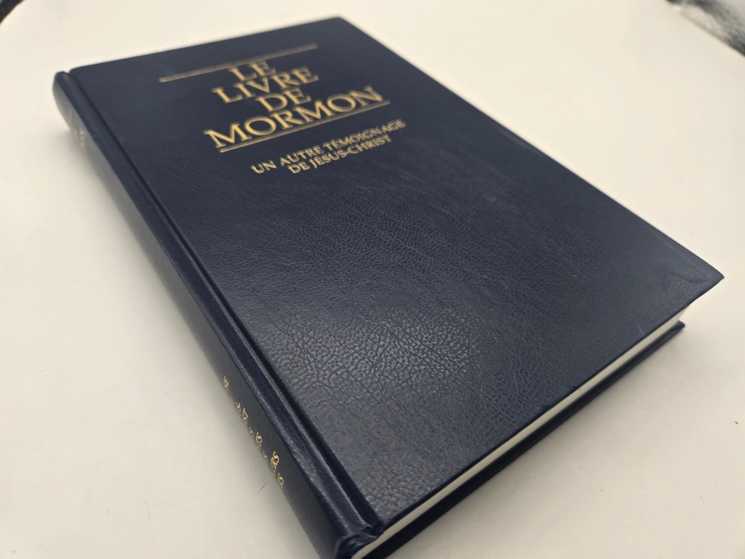 Le Livre De Mormon 1998 HC Book of Mormon in French - Etsy