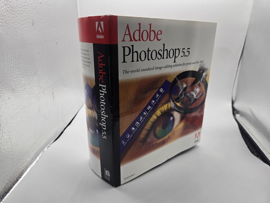 Adobe Photoshop 5.5 Windows Big Box- Software 1999 - Etsy.de