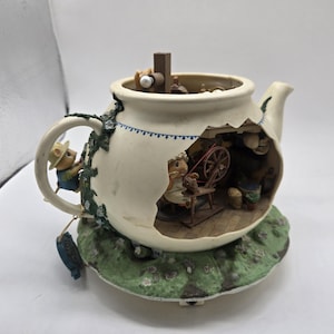 ENESCO エネスコ オルゴール Teapot ティーポット バンガロー ENESCO エネスコ オルゴール Teapot ティーポット バンガロー