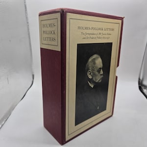 Cartas de Holmes-Pollock: Caja de 2 volúmenes La correspondencia del señor Justice 1941 Harvard
