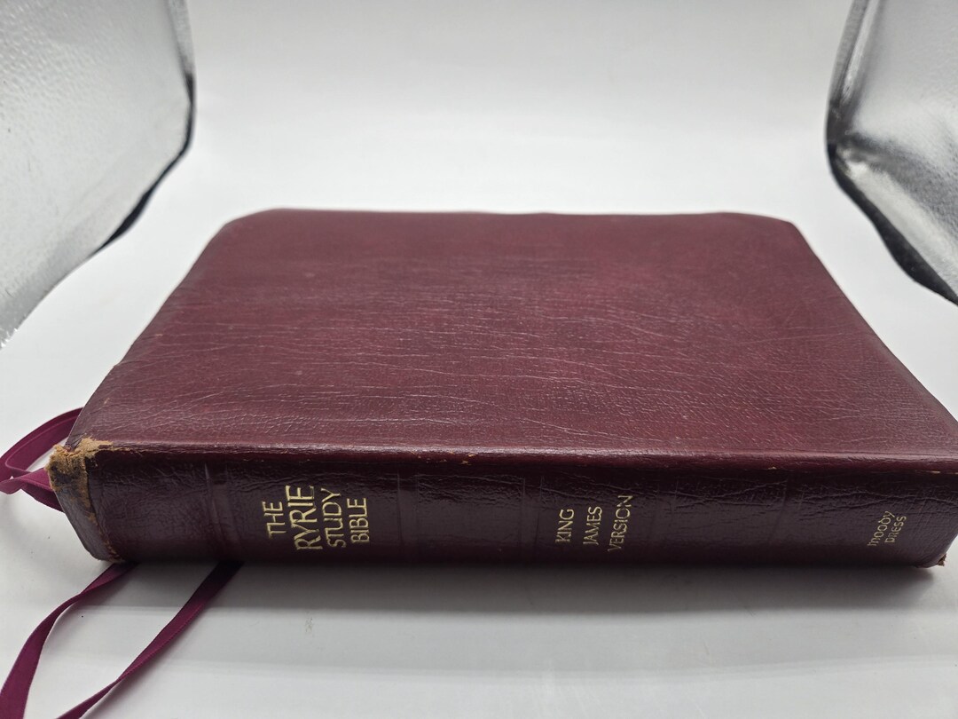 Ryrie Study Bible KJV Moody Press 1978 - Etsy Canada