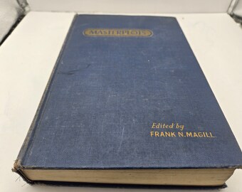 Master Plots Erste Serie Vintage Buch 1955 Frank N. Magill Salem Press