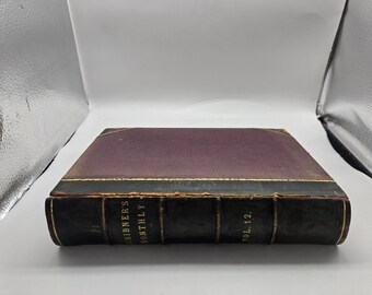 Scribner's Monthly Volume 12 HC VTG Book 1876 libro rilegato