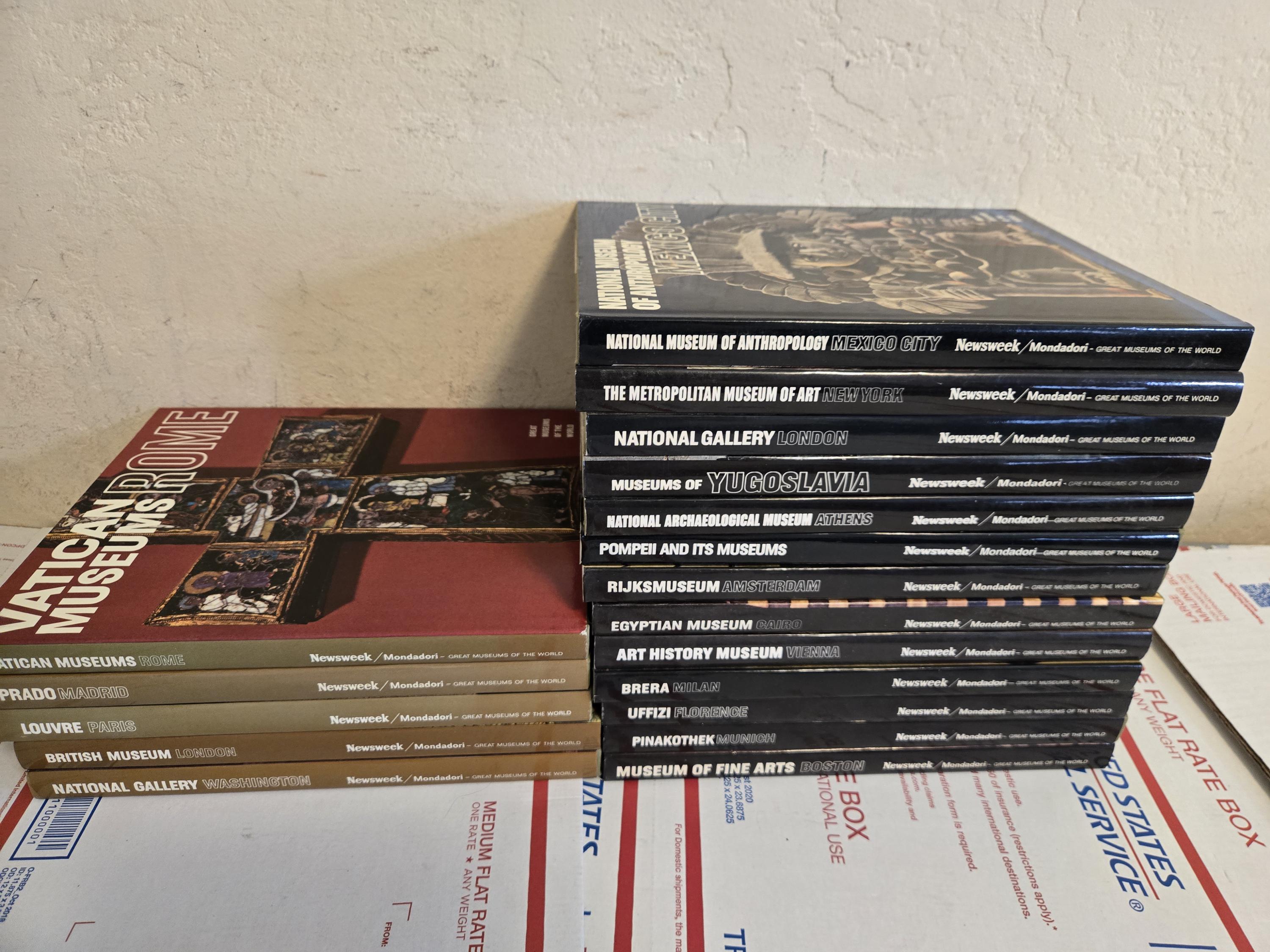 Lot of 18 Newsweek Mondadori Great Museums of the World - Etsy