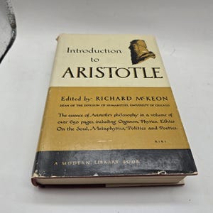Introduction to Aristotle Richard McKeon Modern Library book 1947