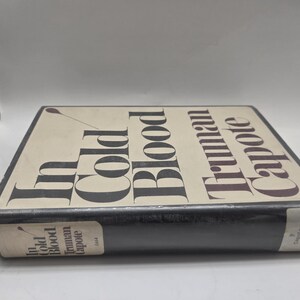 In Cold Blood Truman Capote HC VTG 1965 book