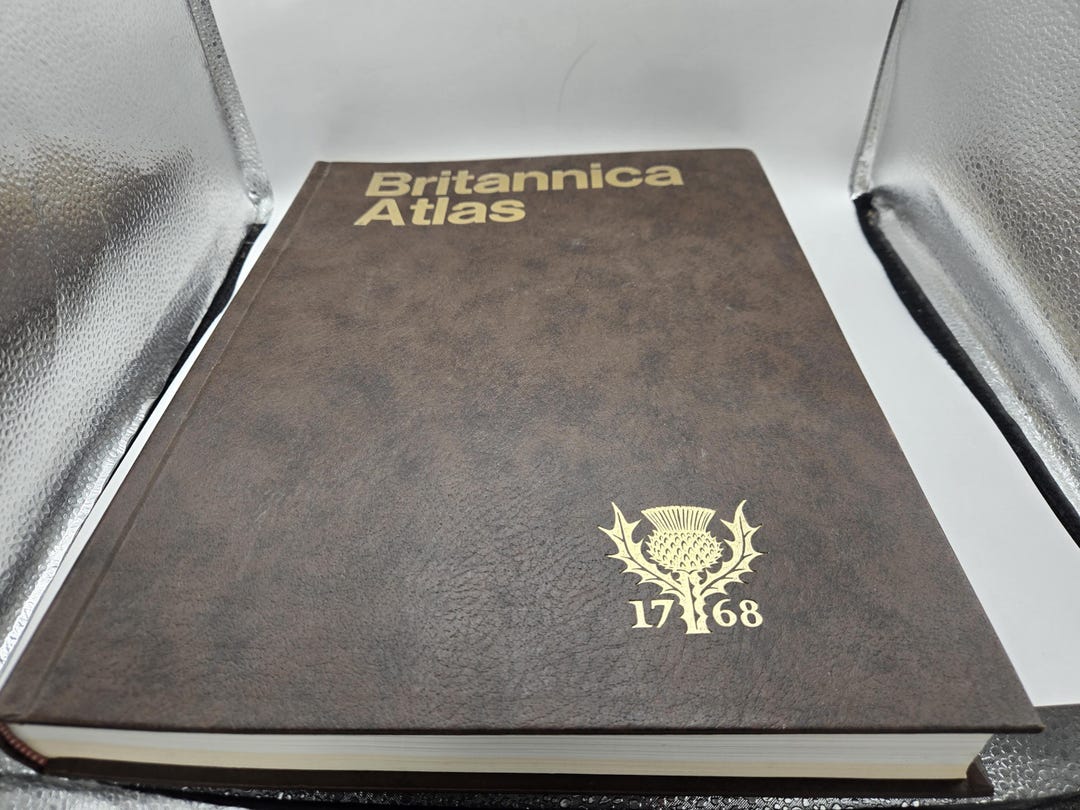 Britannica Atlas Book 1768 1983 Revised Printing - Etsy Israel