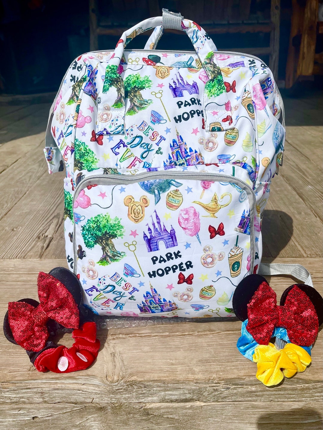 Disney Backpack Disney Diaper Bag Disney Travel Bag Etsy
