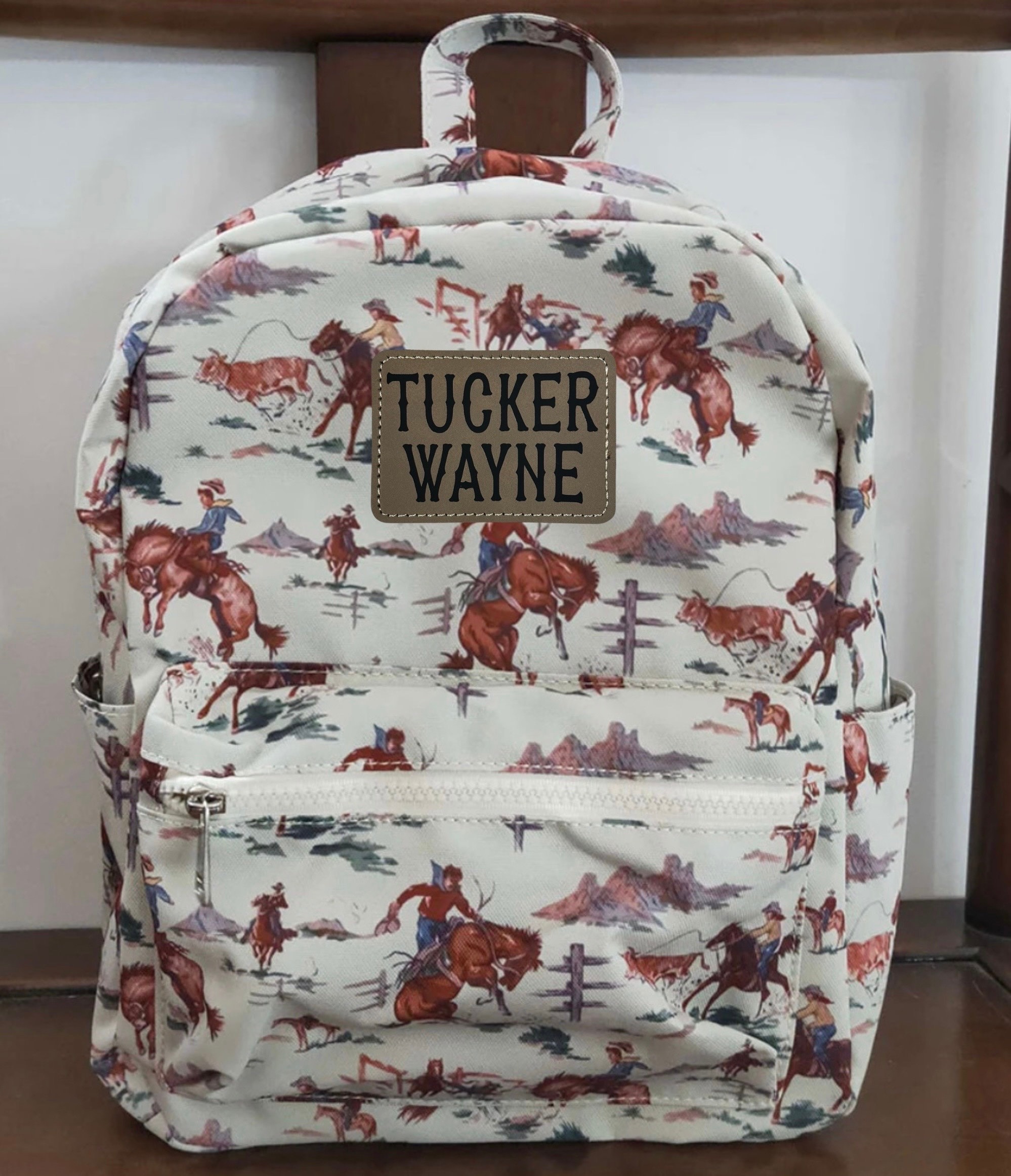 Cowboy Backpack,Western Backpack, Cowboy School Bag,Rodeo Backpack, Western Cowboy,Personalized Backpack,Personalized Bag,Mini,Midsize Bag