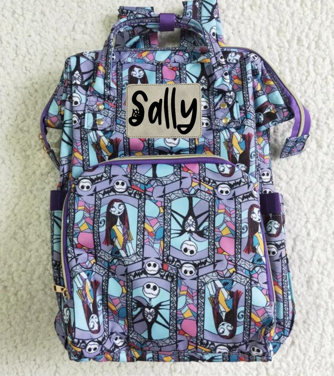 Nightmare Before Christmas Diaper Bagjack & Sally Diaper Etsy