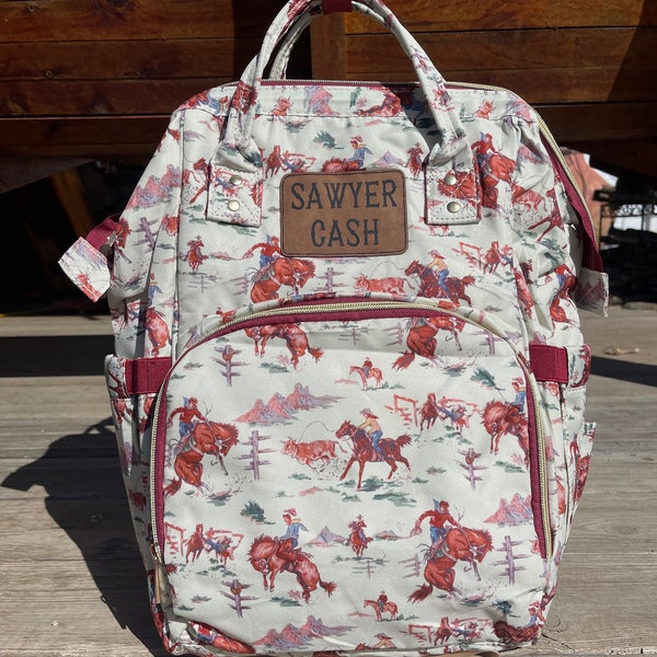 Western Diaper Bag Backpack Etsy